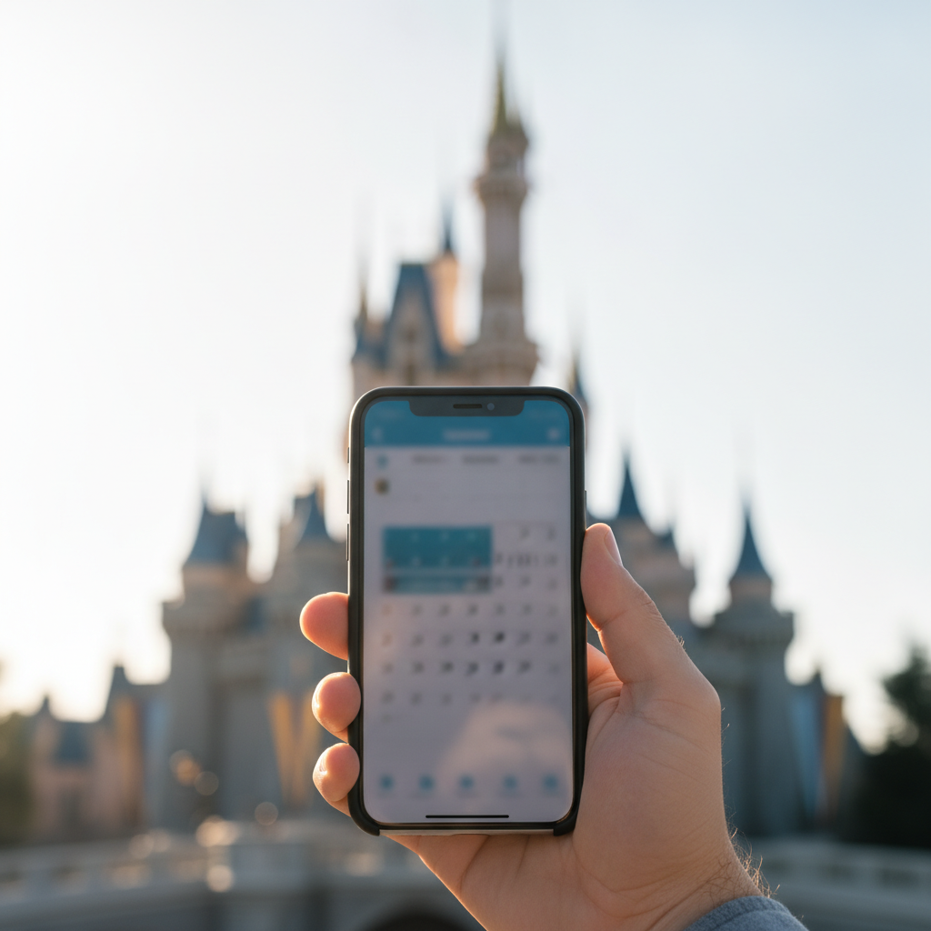 パリディズニーチケットの予約日をカレンダーで計画するイメージ
